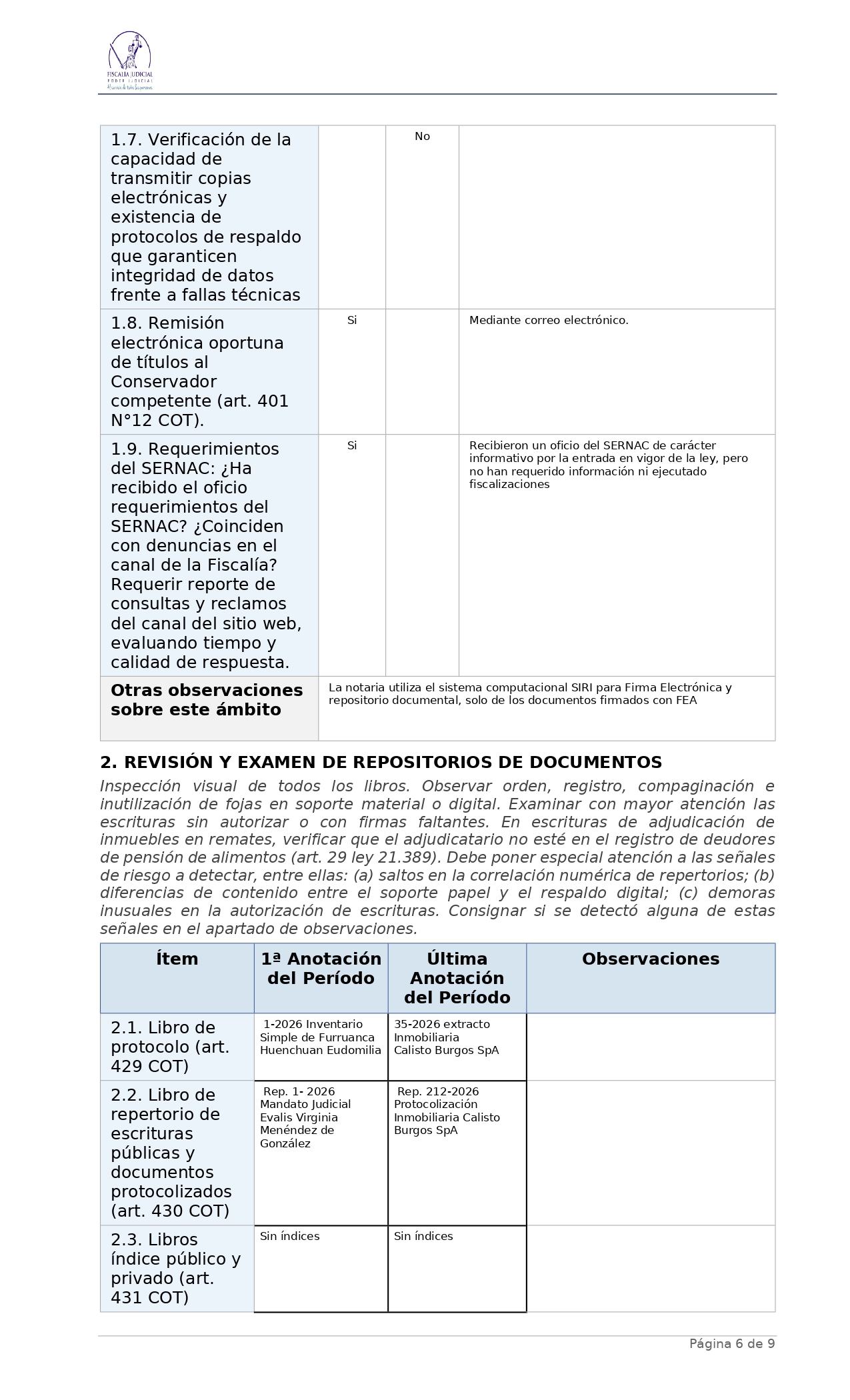 Página 6 - Declaración de Intereses